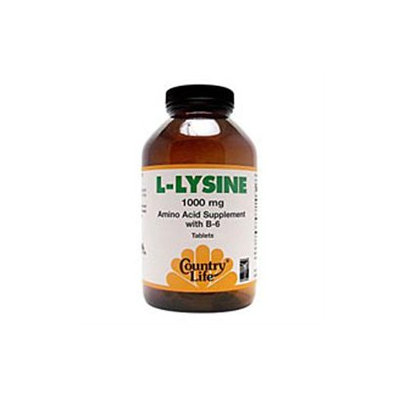 Country Life L-Lysine - 1000 mg - 250 Tablets