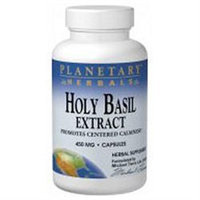 Planetary Herbals Holy Basil Extract - 450 mg - 120 Capsules