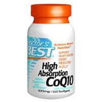 Doctor's Best - High Absorption CoQ10 100 mg. - 60 Softgels
