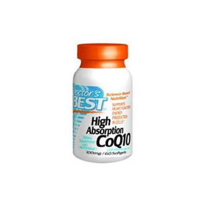 Doctor's Best - High Absorption CoQ10 100 mg. - 60 Softgels