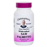 Saw Palmetto, 500 mg, 100 Vegicaps, Christopher's Original Formulas