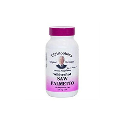 Saw Palmetto, 500 mg, 100 Vegicaps, Christopher's Original Formulas