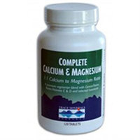 Trace Minerals Research Complete Calcium and Magnesium - 500 mg - 120 Tablets