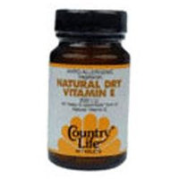 Country Life - Natural Dry Vitamin E 400 IU - 100 Tablets