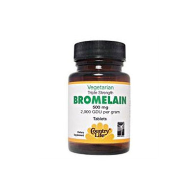 Country Life Triple Strength Bromelain - 500 mg - 60 Tablets