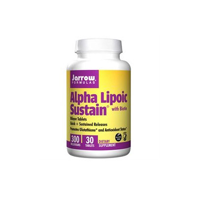 Jarrow Formulas - Alpha Lipoic Sustain with Biotin 300 mg. - 30 Vegetarian Tablets