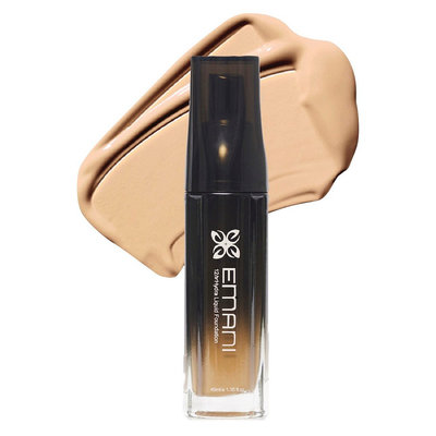 Emani Vegan Cosmetics Emani Minerals Hydra Wear 12hr Foundation Natural Beige - 210
