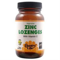 Zinc Lozenges 23mg 60 Tab By Country Life Vitamins (1 Each)