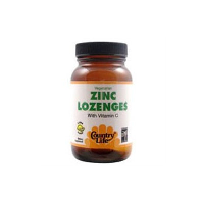 Zinc Lozenges 23mg 60 Tab By Country Life Vitamins (1 Each)
