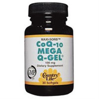 Country Life CoQ-10 Mega Q-Gel - 100 mg - 30 Softgels