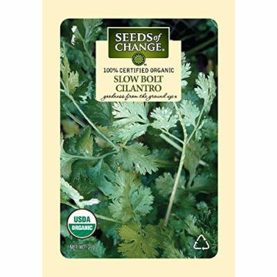 Seeds of Change Certified Organic Cilantro, Slow Bolt - 2 grams, 175 Seeds Pack