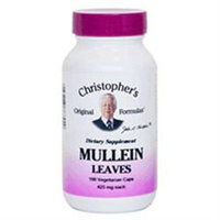 Mullein Leaves, 400 mg, 100 Vegicaps, Christopher's Original Formulas