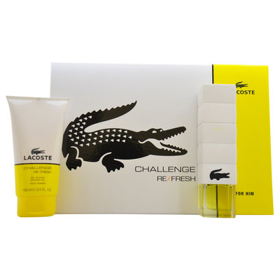 Giorgio Beverly Hills, Inc. Challenge Refresh Lacoste 2 pcGift Set Men
