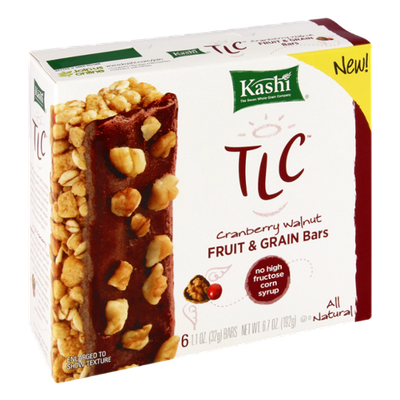 Kashi® TLC Cranberry Walnut Fruit & Grain Bars