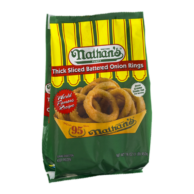 Nathan's Battered Onion Rings Thick Sliced