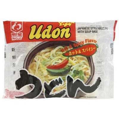 Myojo Udon Hot-Spicy with Soup, 7.22-Ounce (Pack of 30)