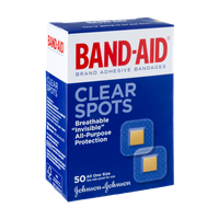 Band-Aid Clear Spots Brand Adhesive Bandages - 50 CT
