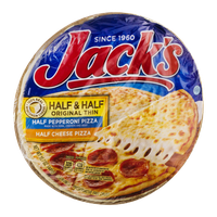 Jack's Half & Half Original Thin Crust Pizza Pepperoni/Cheese