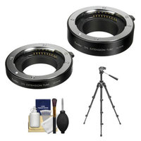 Kenko Macro Automatic Extension Tube Set DG with Tripod + Accessory Kit for Sony Alpha E-Mount NEX-C3, NEX-F3, NEX-5N. NEX-7Digital Camera