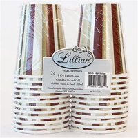 King Zak Ind Lillian Tablesettings 22085 Gold Stripe 9 Oz Cup Twin Stack - 576 Per Case
