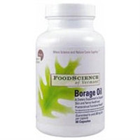 Frontier Borage Oil 1300 mg, 60 Capsules, FoodScience Of Vermont