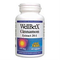 Natural Factors WellBetX Cinnamon Extract - 150 mg - 60 Capsules