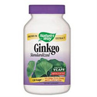 tures Way Ginkgo Standarized Extract 120 Vegicaps from Nature's Way