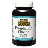 Natural Factors Phosphatidyl Choline - 420 mg - 90 Softgels