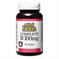 Natural Factors - Complete B Time Release 100 mg. - 90 Tablets