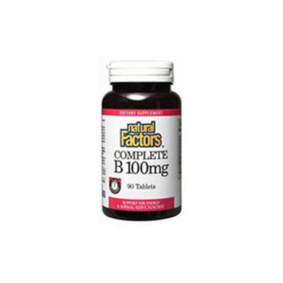 Natural Factors - Complete B Time Release 100 mg. - 90 Tablets