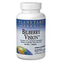 Planetary Formulations Bilberry Vision 100 MG - 120 Tablets - Other Herbs