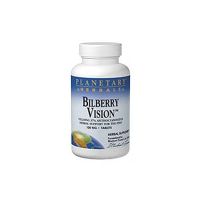 Planetary Formulations Bilberry Vision 100 MG - 120 Tablets - Other Herbs