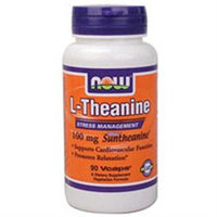 NOW Foods - Theanine 100 mg. - 90 Vegetarian Capsules