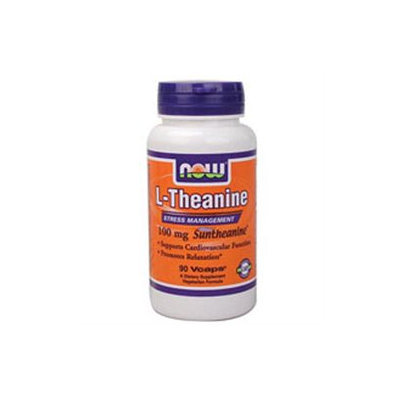 NOW Foods - Theanine 100 mg. - 90 Vegetarian Capsules