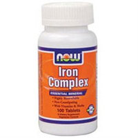 NOW Foods - Iron Complex Vegetarian - 100 Tablets