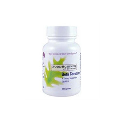 FoodScience of Vermont Beta Carotene 25,000 IU Softgels
