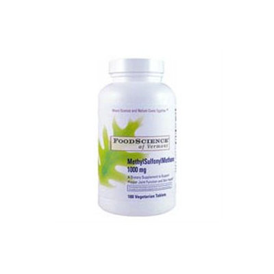 FoodScience of Vermont MethylSulfonylMethane - 1000 mg - 180 Tablets