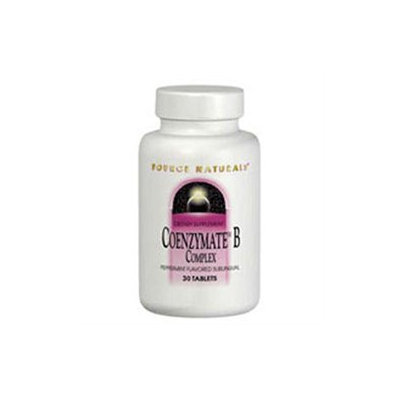 Source Naturals Coenzymate B Complex Sublingual Peppermint - 60 Tablets