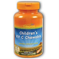 Vitamin C Children's Chewable Orange 100 tabs, Thompson Nutritional Products