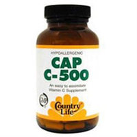 Country Life - Cap C-500 - 500 mg. - 180 Vegetarian Capsules