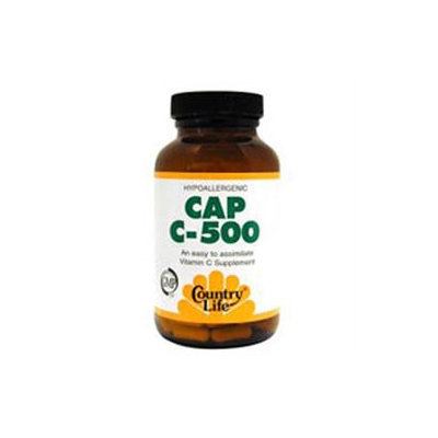 Country Life - Cap C-500 - 500 mg. - 180 Vegetarian Capsules