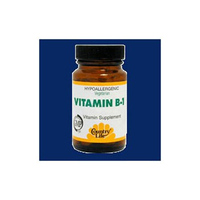 Country Life Vitamins Country Life Vitamin B1 - 100 mg - 100 Tablets