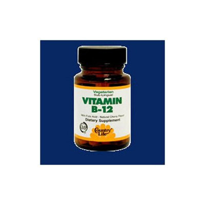 Country Life Vitamin B12 Sublingual - 500 mcg - 100 Lozenges