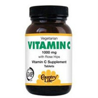 Country Life Vitamins Country Life - Vitamin C with Rosehips 1000 mg. - 100 Tablets