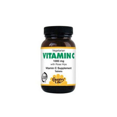 Country Life Vitamins Country Life - Vitamin C with Rosehips 1000 mg. - 100 Tablets