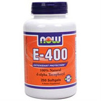 NOW Foods - E-400 D-Alpha Tocopherol - 250 Softgels