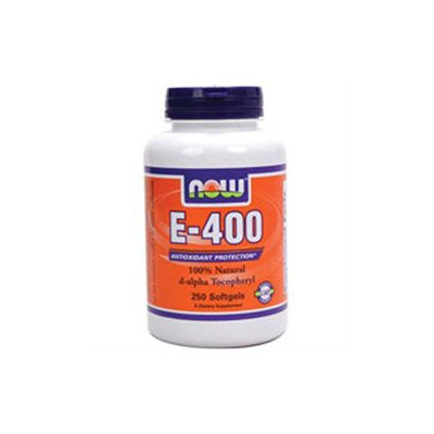 NOW Foods - E-400 D-Alpha Tocopherol - 250 Softgels