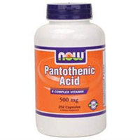 NOW Foods Pantothenic Acid 500 mg Caps