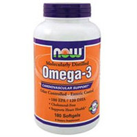 NOW Foods - Omega-3 Enteric Coated Odor Controlled Molecularly Distilled 1000 mg. - 90 Softgels
