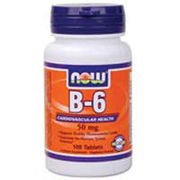 NOW Foods - Vitamin B-6 50 mg. - 100 Tablets